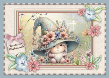Preview: Reddy Cards Bastelset Wichtelkinder