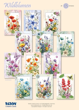 Reddy Cards Bastelset Wildblumen