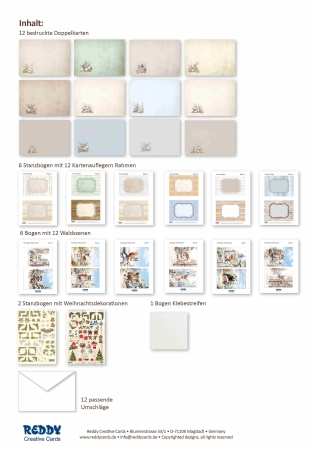 Preview: Reddy Cards Winterwaldmärchen
