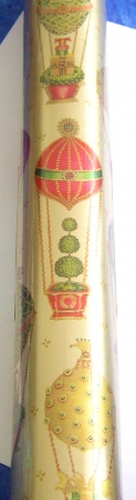 Preview: Caspari Luxus Geschenkpapier Rolle zu 76 x 190 cm Christmas in the Air