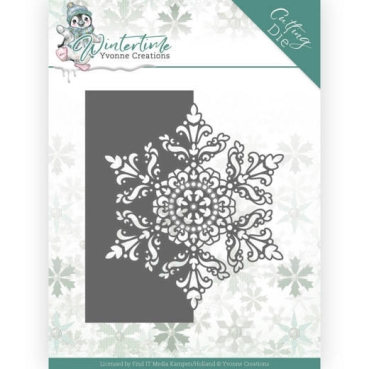 Yvonne Creations Die / Schneideschablone Winter Time Snowflake Border