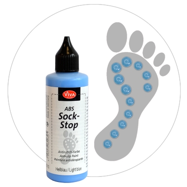 VIVA Decor ABS Socken-Stop hellblau 82 ml