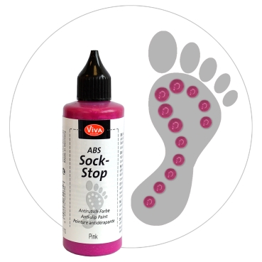 VIVA Decor ABS Socken-Stop pink 82 ml