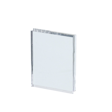 Acrylblock mit Griffmulde 76 x 100 x 15 mm