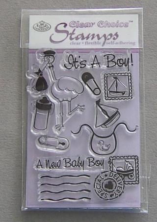 Royal Langnickel Mini-Stempel Acryl "It's a Boy"