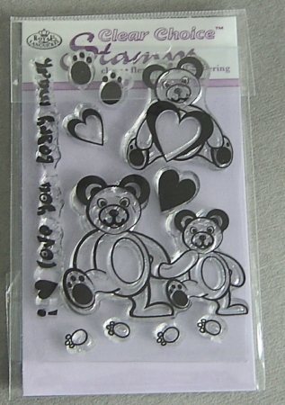 Royal Langnickel Mini-Stempel Acryl "Love Bear"