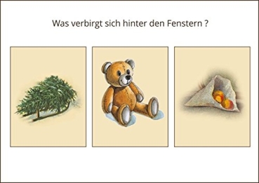 Preview: Miniadventskalender mit Umschlag Weihnachtseinkäufe