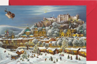 Miniadventskalender mit Umschlag Salzburg