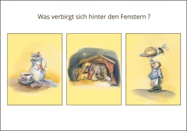 Preview: Miniadventskalender mit Umschlag Meißen Rathaus