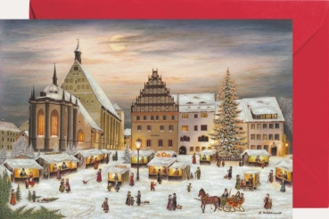Miniadventskalender mit Umschlag Freiberg