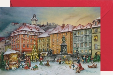 Miniadventskalender mit Umschlag Graz