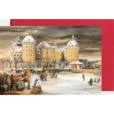 Miniadventskalender mit Umschlag Moritzburg