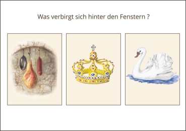 Preview: Miniadventskalender mit Umschlag Neuschwanstein