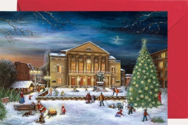 Miniadventskalender mit Umschlag Weimar