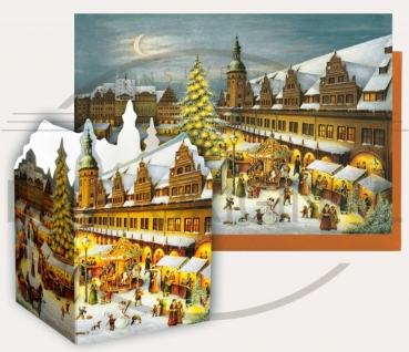 Tisch Adventskalender Leipzig Weihnachtsmarkt