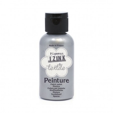 IZINK Stoffmalfarbe argent