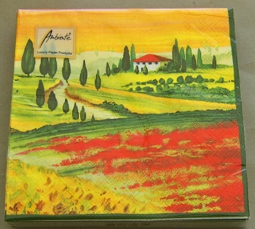 Ambiente Lunch Serviette 33 x 33 cm pro Stück Toscana