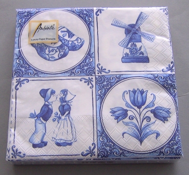 Ambiente Lunch Serviette 33 x 33 cm pro Stück Holland