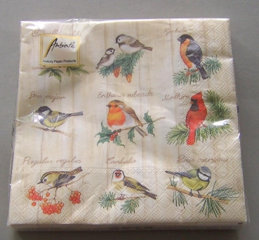 Ambiente Lunch Serviette Bird Square Nature