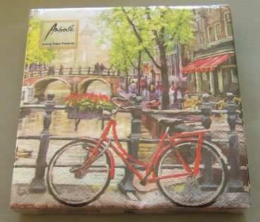 Ambiente Lunch Serviette 33 x 33 cm pro Stück Amsterdam Canal