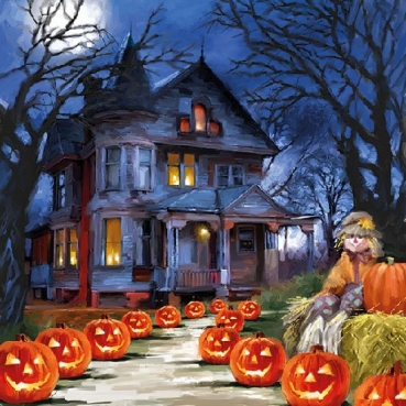 Ambiente Lunch Serviette 33 x 33 cm pro Stück Spooky