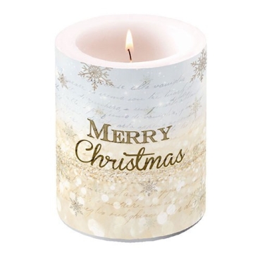 Ambiente 12 x 10 cm Kerze BIG X-Mas Atmosphere