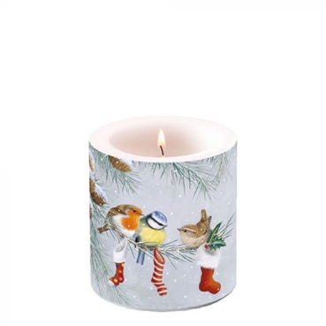 Ambiente 8 x 7 cm Kerze Christmas Socks