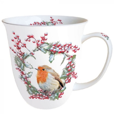 Ambiente 0,4 l Robin in Wreath