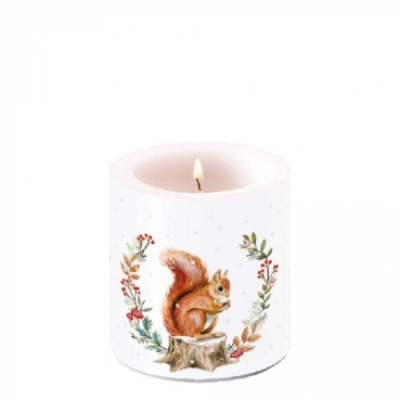 Ambiente 7,5 x 9 cm Kerze Small Storing for Winter