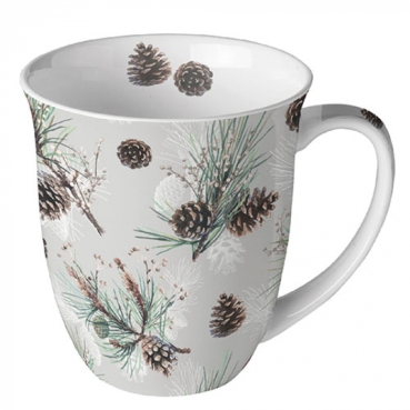 Ambiente Tasse 0,4 l Pine Cone All Over