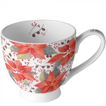 Ambiente 0,45 l Poinsetta and Berries