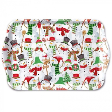 Ambiente Tablett 13 x 21 cm Snowman Party