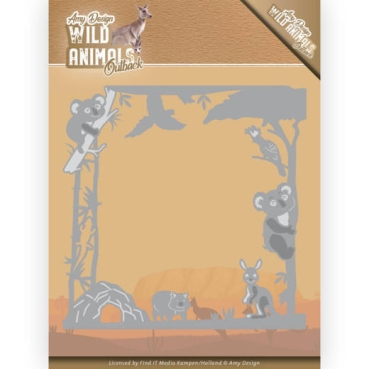 Amy Design Die Schneideschablone Wild Animals Outback Koala Frame