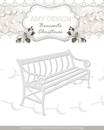 Amy Design Dies Brocante Christmas Bench