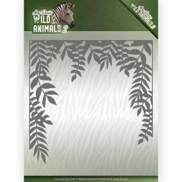 Amy Design Die Schneideschablone Wild Animals 2 Jungle Frame