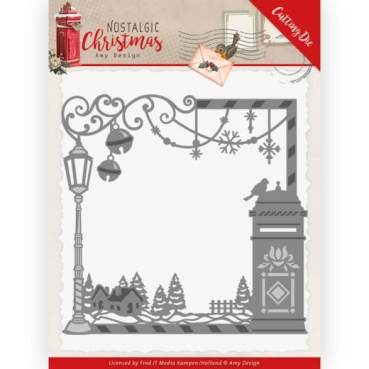 Amy Design Die Schneideschablone Nostalgic Christmas Christmas Mail Box