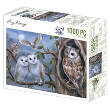Amy Design 1000 Teile Puzzle Amazing Owls