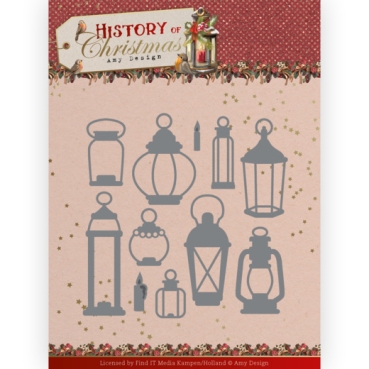 Amy Design Die Stanzschablone History of Christmas - All Kinds of Lantern