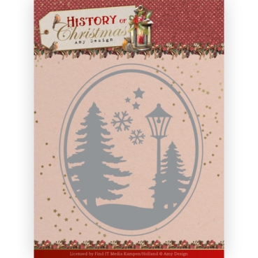 Amy Design Die Stanzschablone History of Christmas - Christmas Landscape