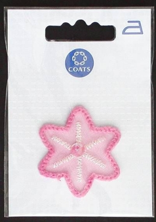 Coats Applikation je Stück Stern