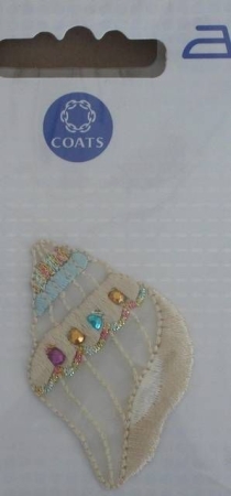 Coats Applikation je Stück Muschel