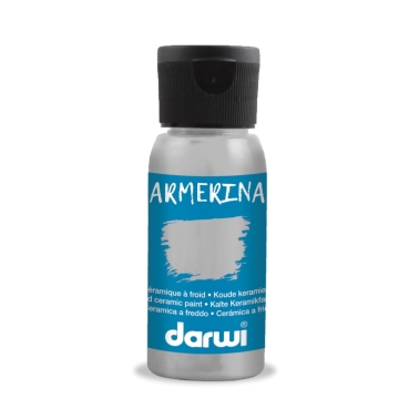 Armerina Kaltkeramikfarbe 50 ml silber