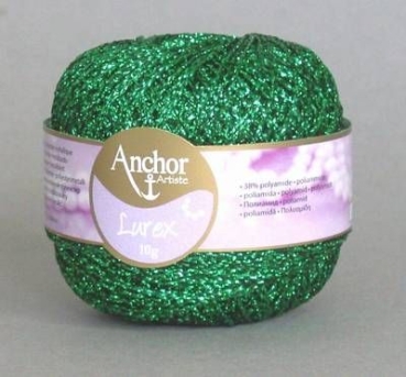 Anchor Artiste Lurex 10 Gramm grün