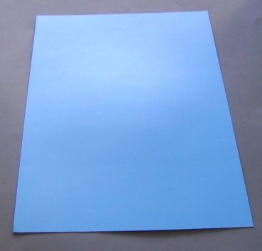 Artoz Perle Karte A4 wasserblau