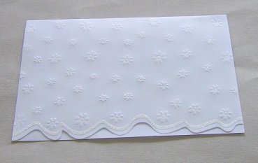 Artoz Design Papier B6 Karte Welle auf Weiss