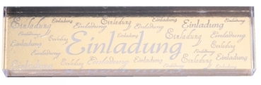 Artoz Stempel Einladung