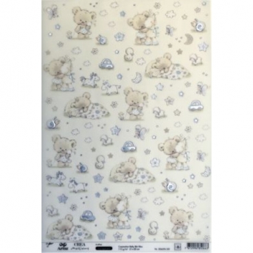 Artoz Creamotion transparent Baby Bär blau