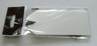 Preview: Artoz Pure Tag rectangular weiss perle