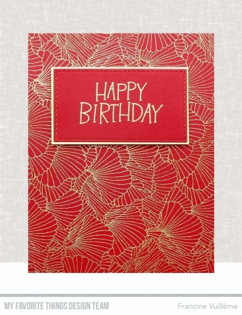 Preview: My Favourite Things Coral Flair Hintergrund Background Stamp