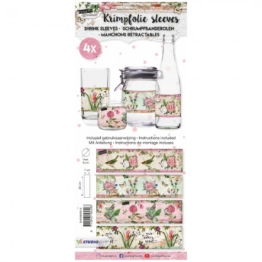 Schrumpfbanderolen ROMANTIC Botanic 26 x 7
